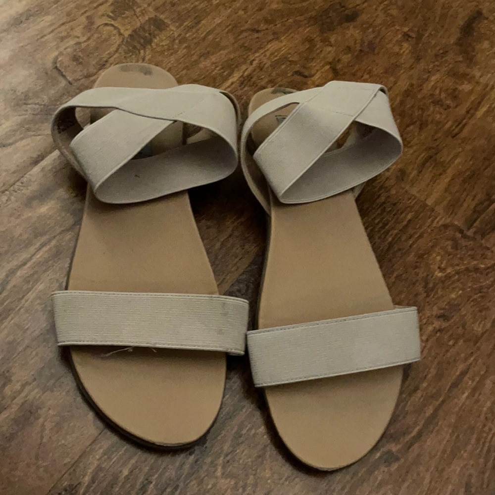 Steve madden sandals, tan color